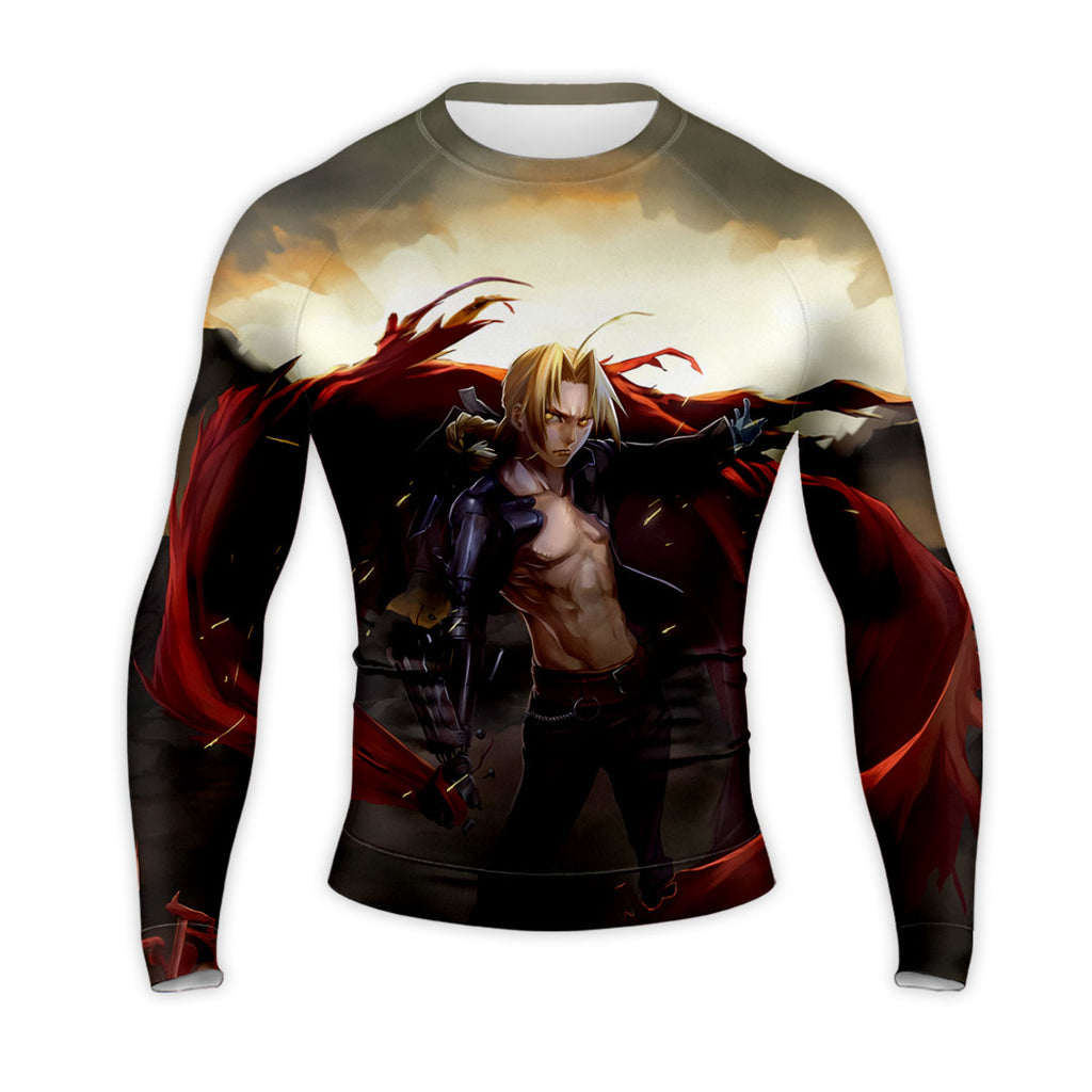 Fullmetal Alchemist Edward Elric Tattered Red Cloak Anime Apparel