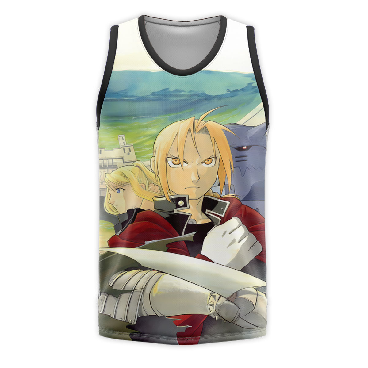 Fullmetal Alchemist Edward Elric Team Artwork Anime Apparel
