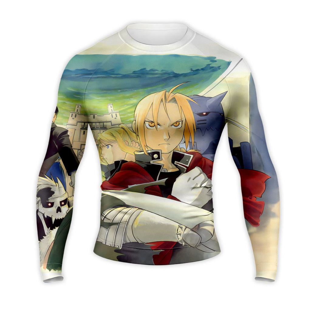 Fullmetal Alchemist Edward Elric Team Artwork Anime Apparel