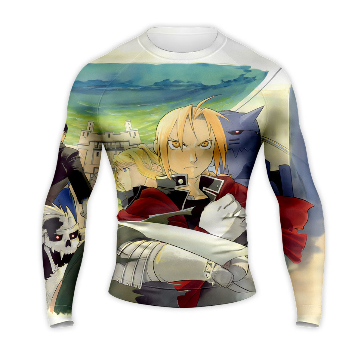 Fullmetal Alchemist Edward Elric Team Artwork Anime Apparel
