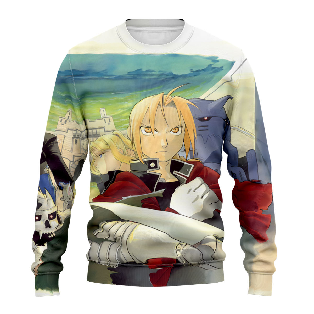 Fullmetal Alchemist Edward Elric Team Artwork Anime Apparel