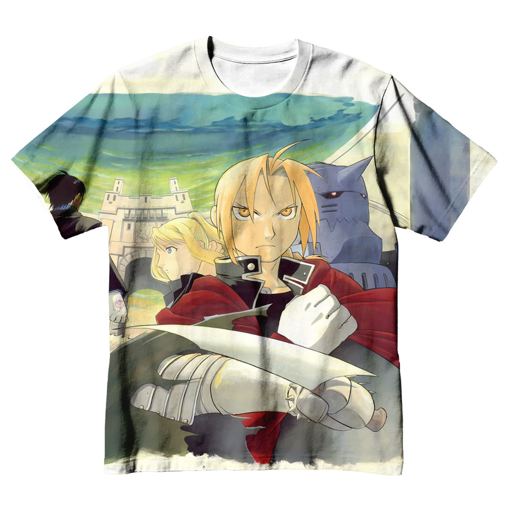 Fullmetal Alchemist Edward Elric Team Artwork Anime Apparel