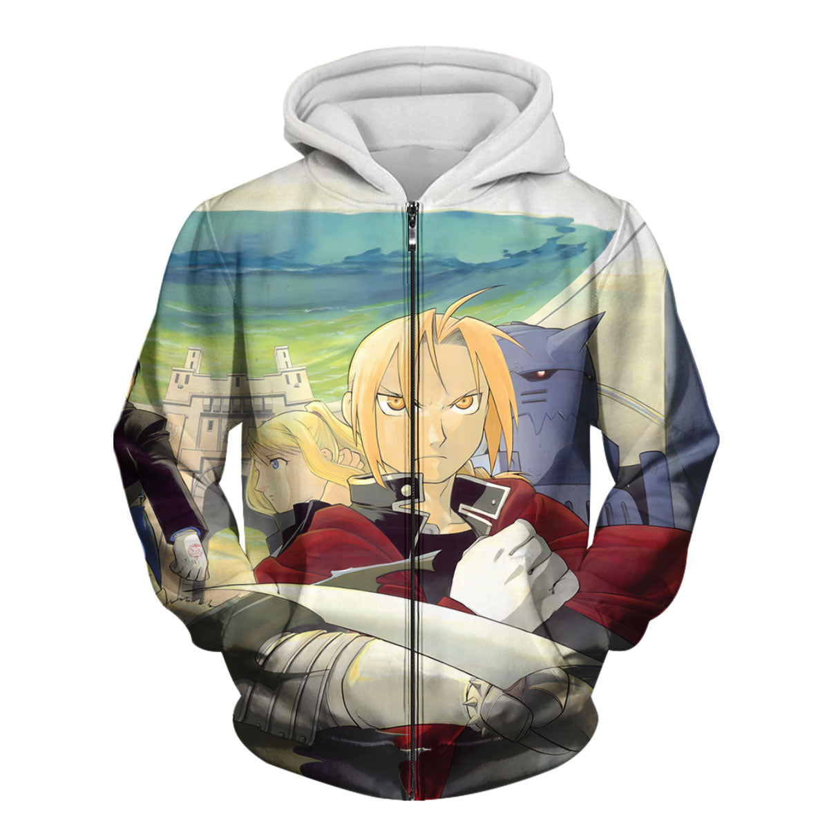 Fullmetal Alchemist Edward Elric Team Artwork Anime Apparel