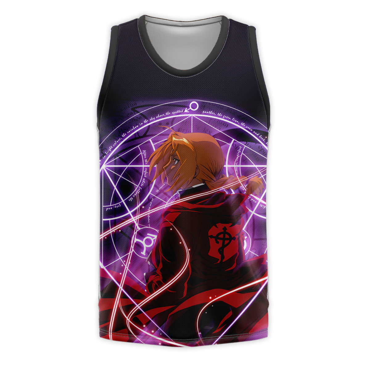 Fullmetal Alchemist Edward Elric Transmutation Circle Art Anime Apparel