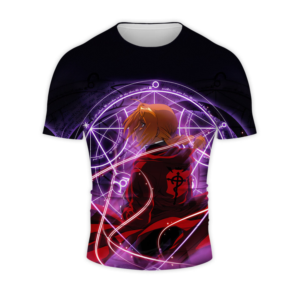 Fullmetal Alchemist Edward Elric Transmutation Circle Art Anime Apparel