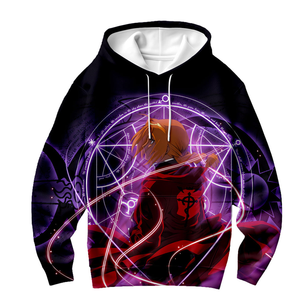 Fullmetal Alchemist Edward Elric Transmutation Circle Art Anime Apparel