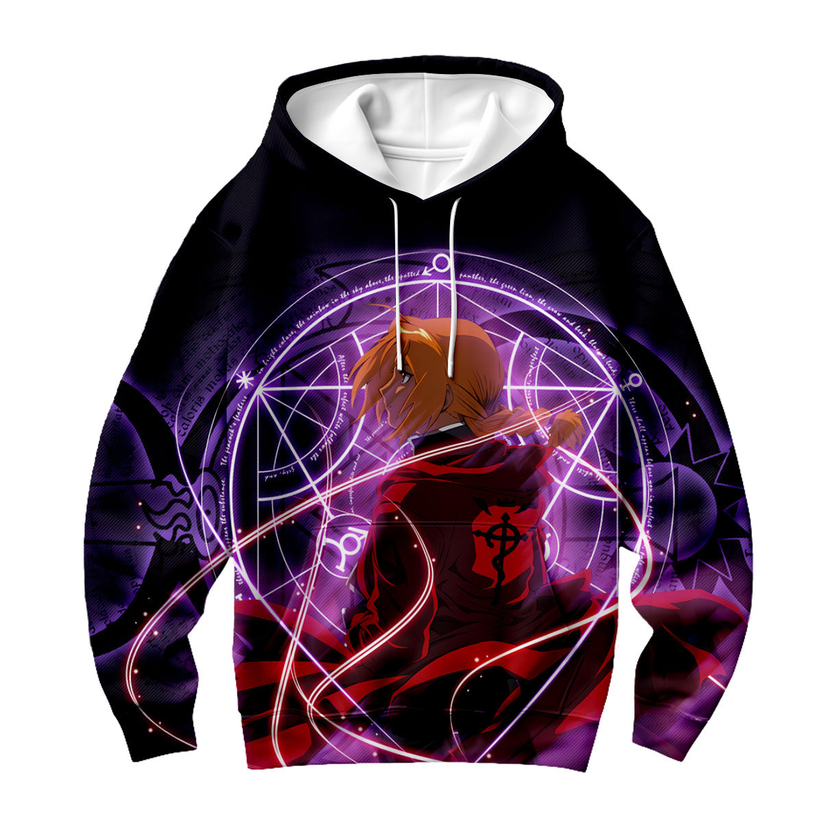Fullmetal Alchemist Edward Elric Transmutation Circle Art Anime Apparel