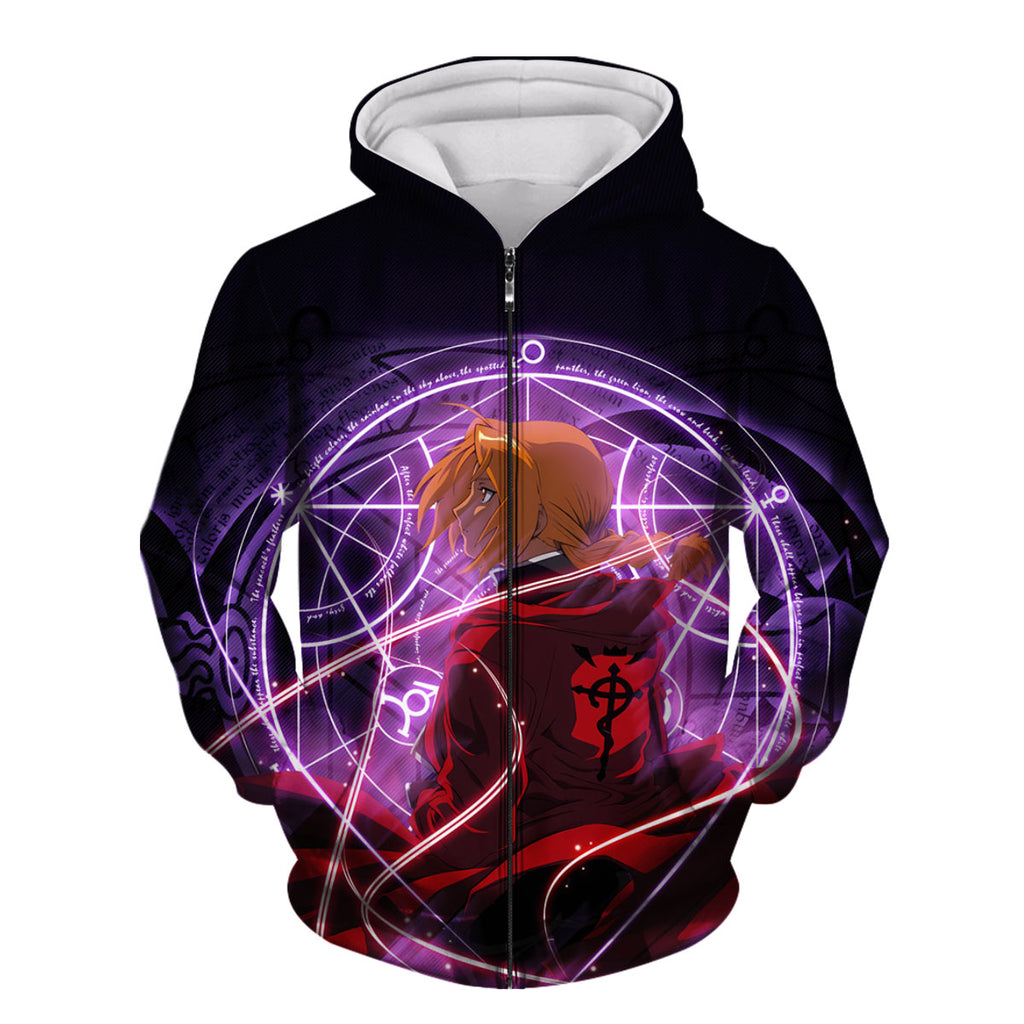 Fullmetal Alchemist Edward Elric Transmutation Circle Art Anime Apparel