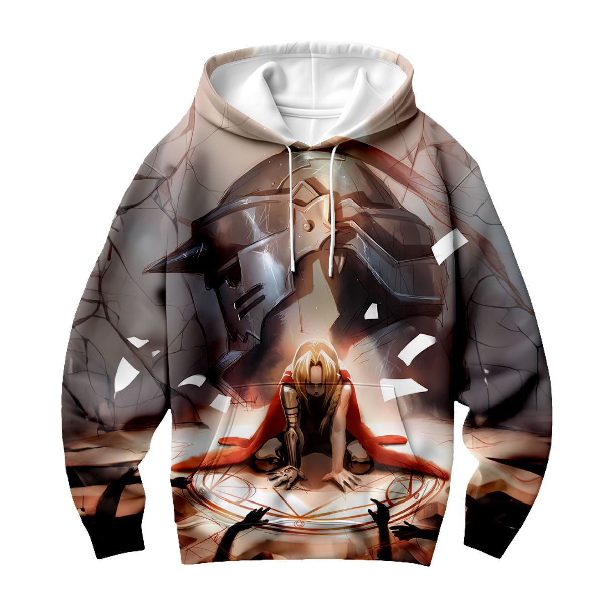 Fullmetal Alchemist Edward Kneeling Transmutation Circle Anime Apparel