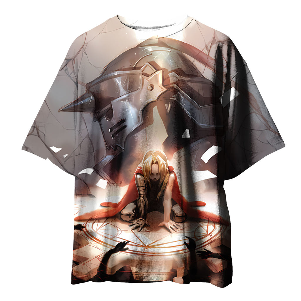 Fullmetal Alchemist Edward Kneeling Transmutation Circle Anime Apparel