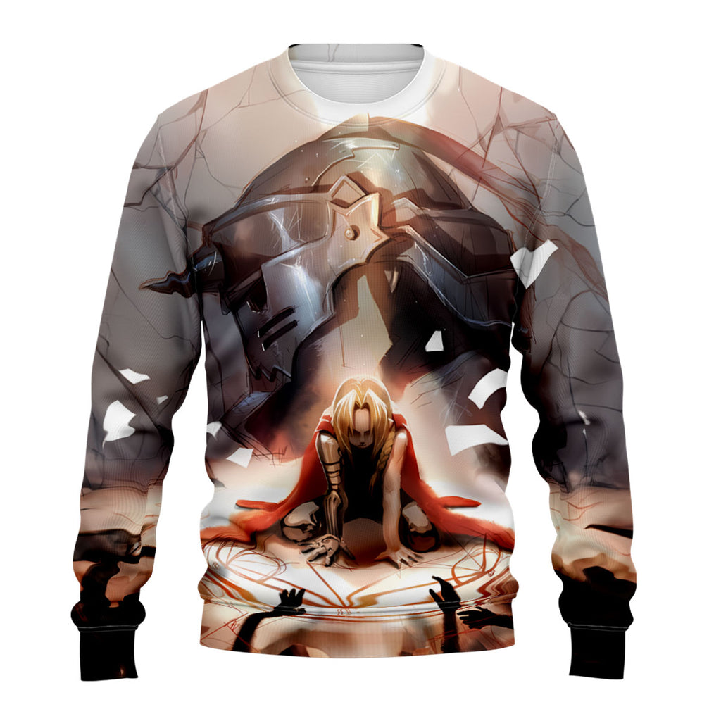 Fullmetal Alchemist Edward Kneeling Transmutation Circle Anime Apparel