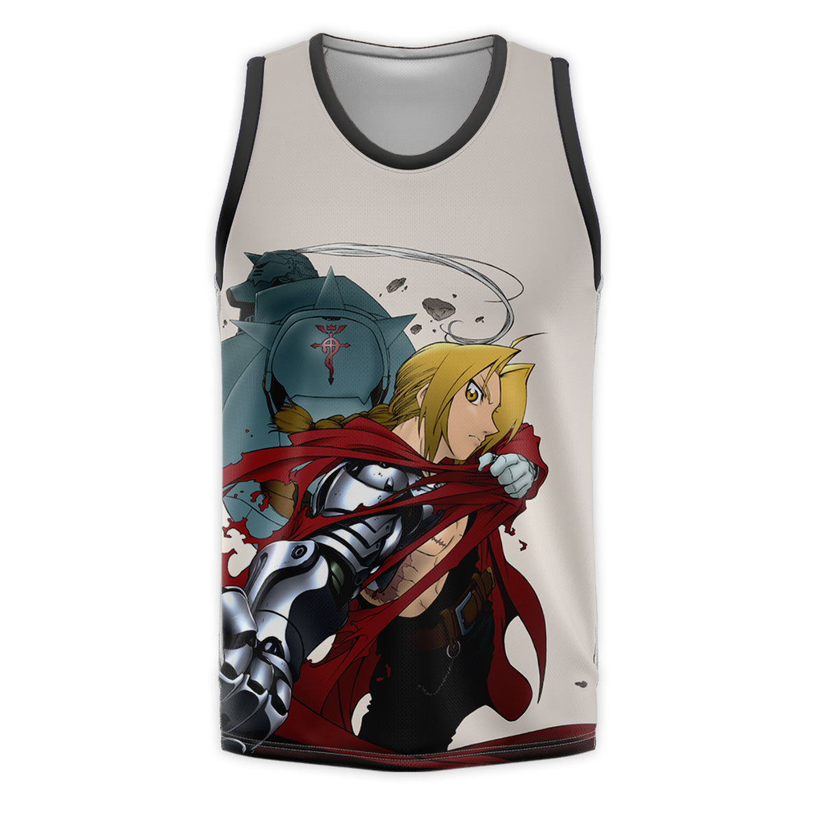 Fullmetal Alchemist Edward Red Cloak Anime Apparel