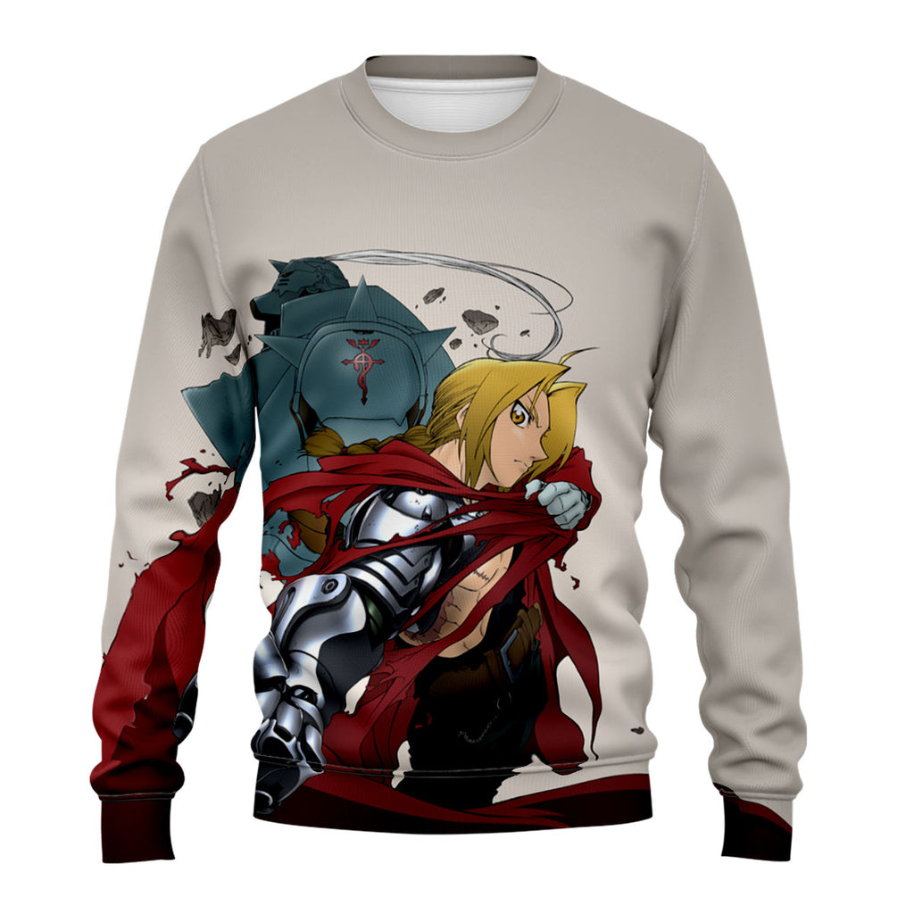 Fullmetal Alchemist Edward Red Cloak Anime Apparel