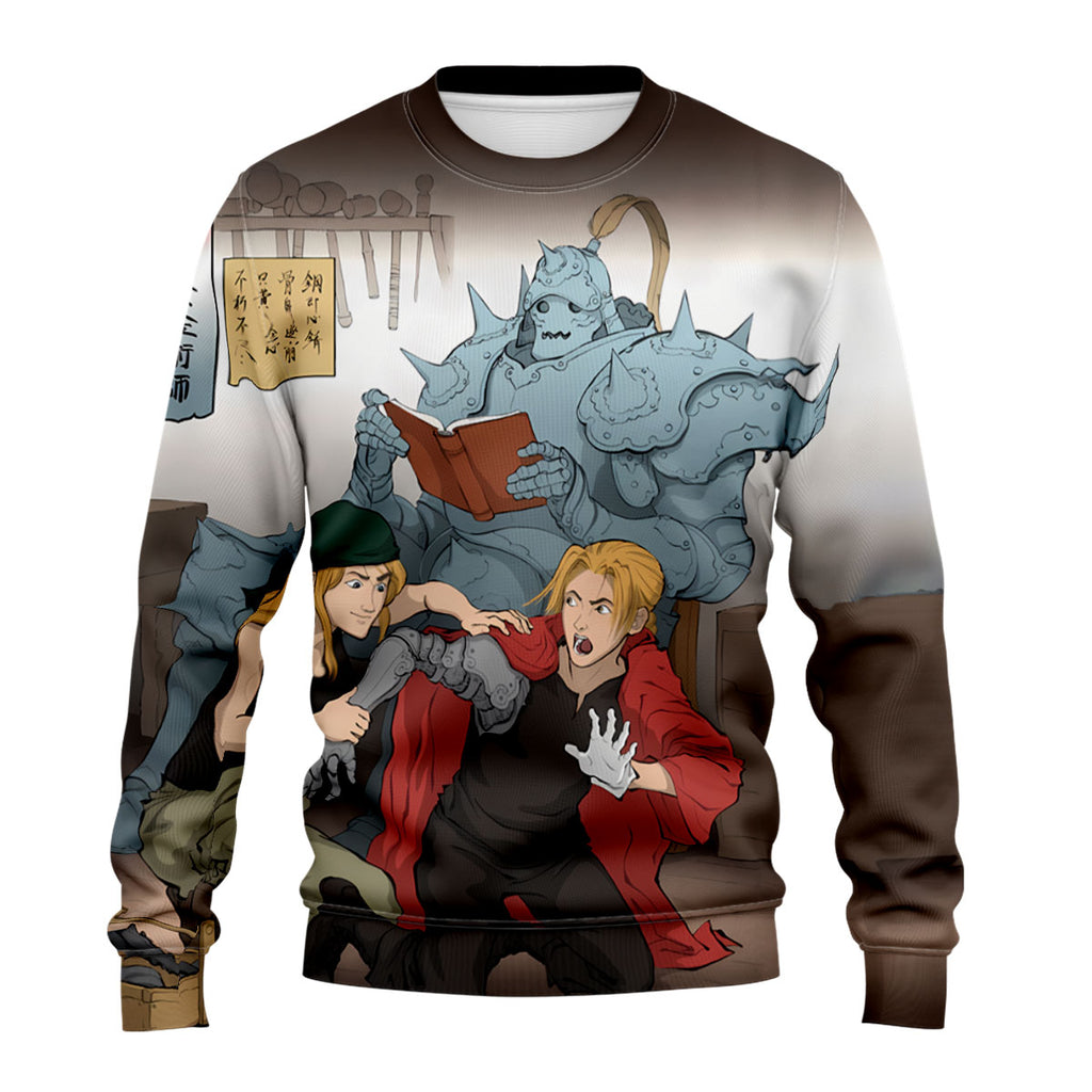 Fullmetal Alchemist Edward Repairing Automail Anime Apparel
