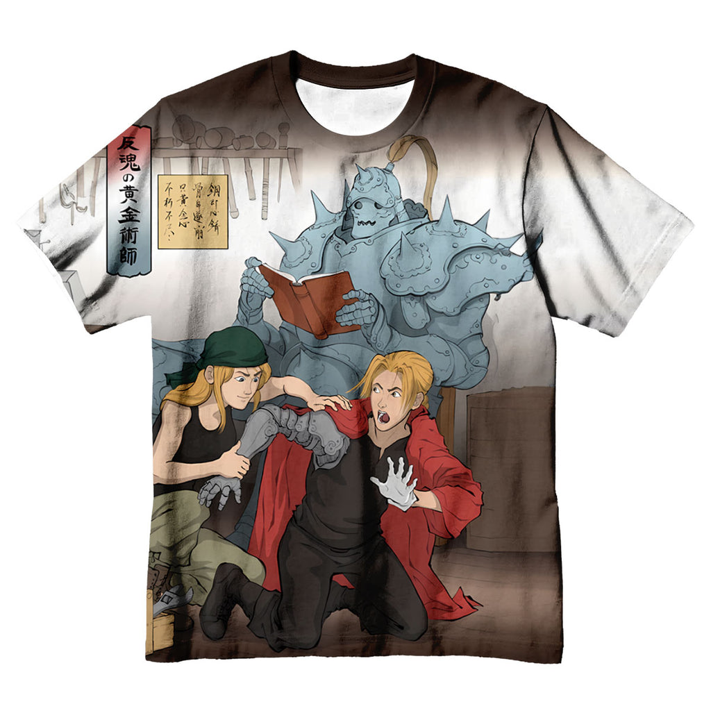 Fullmetal Alchemist Edward Repairing Automail Anime Apparel