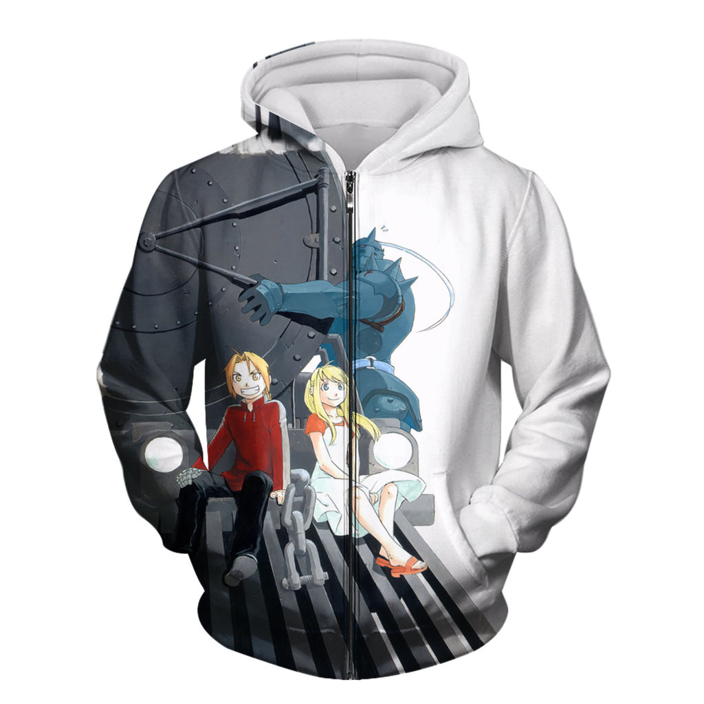 Fullmetal Alchemist Edward Riding Train Anime Apparel