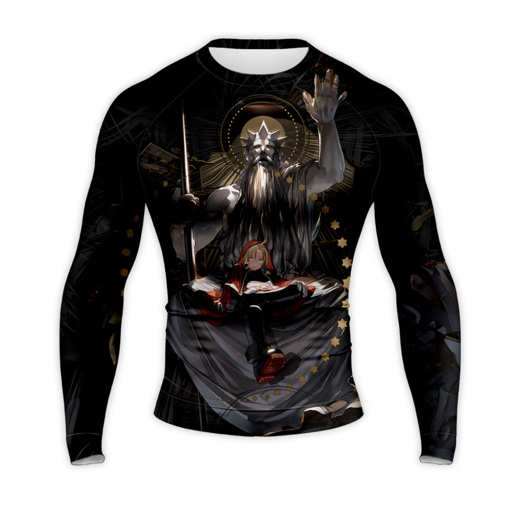 Fullmetal Alchemist Edward Sitting Divine Throne Anime Apparel
