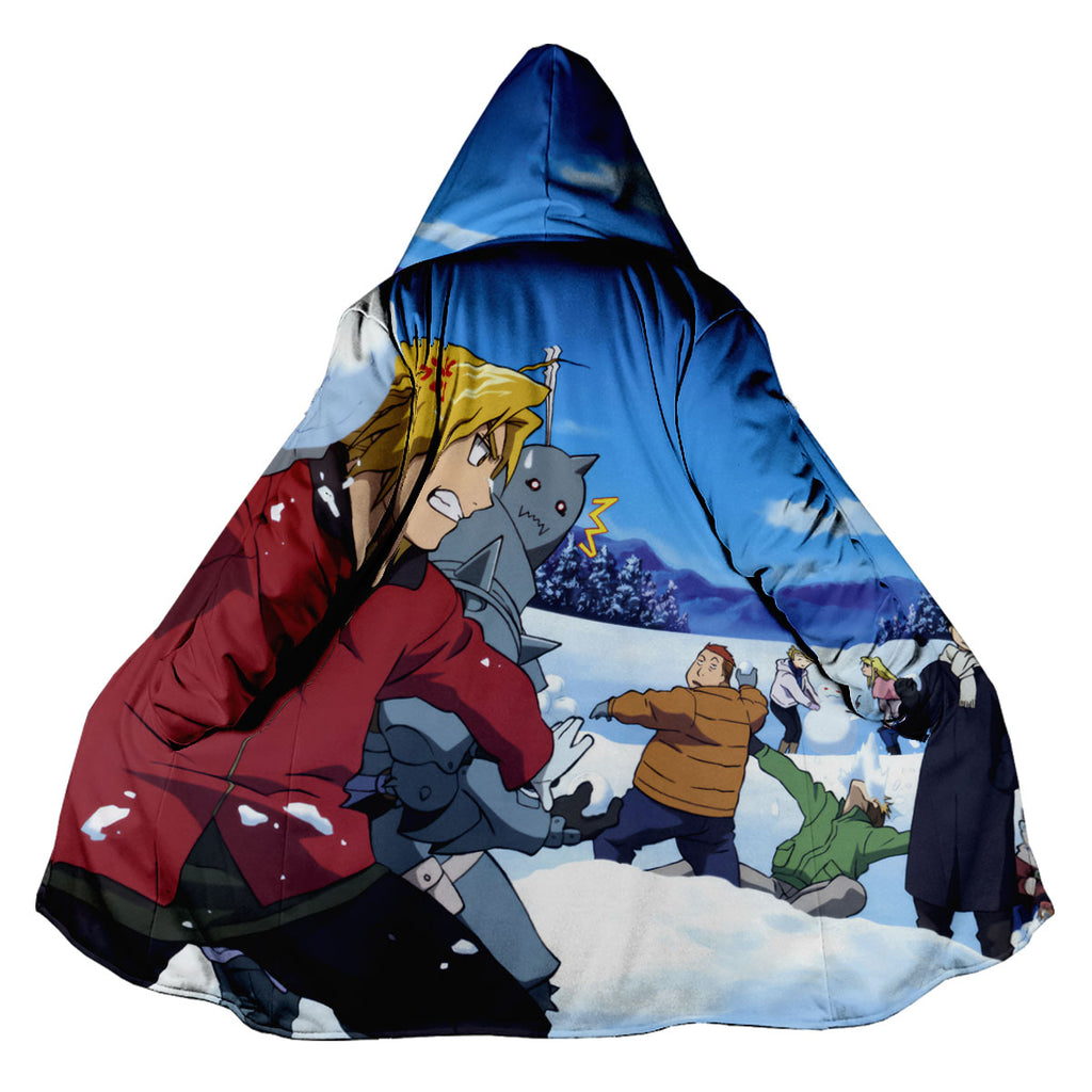 Fullmetal Alchemist Edward Snowball Fight Anime Apparel