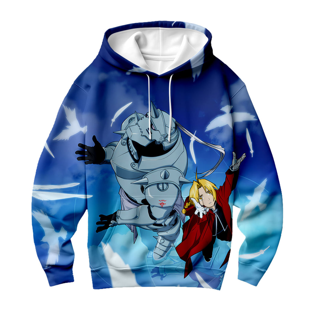 Fullmetal Alchemist Edward Soaring With Feathers Anime Apparel