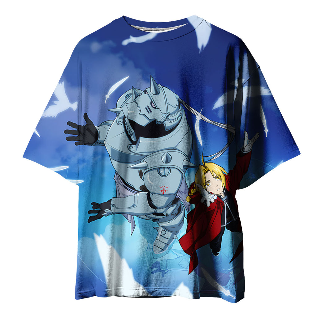 Fullmetal Alchemist Edward Soaring With Feathers Anime Apparel