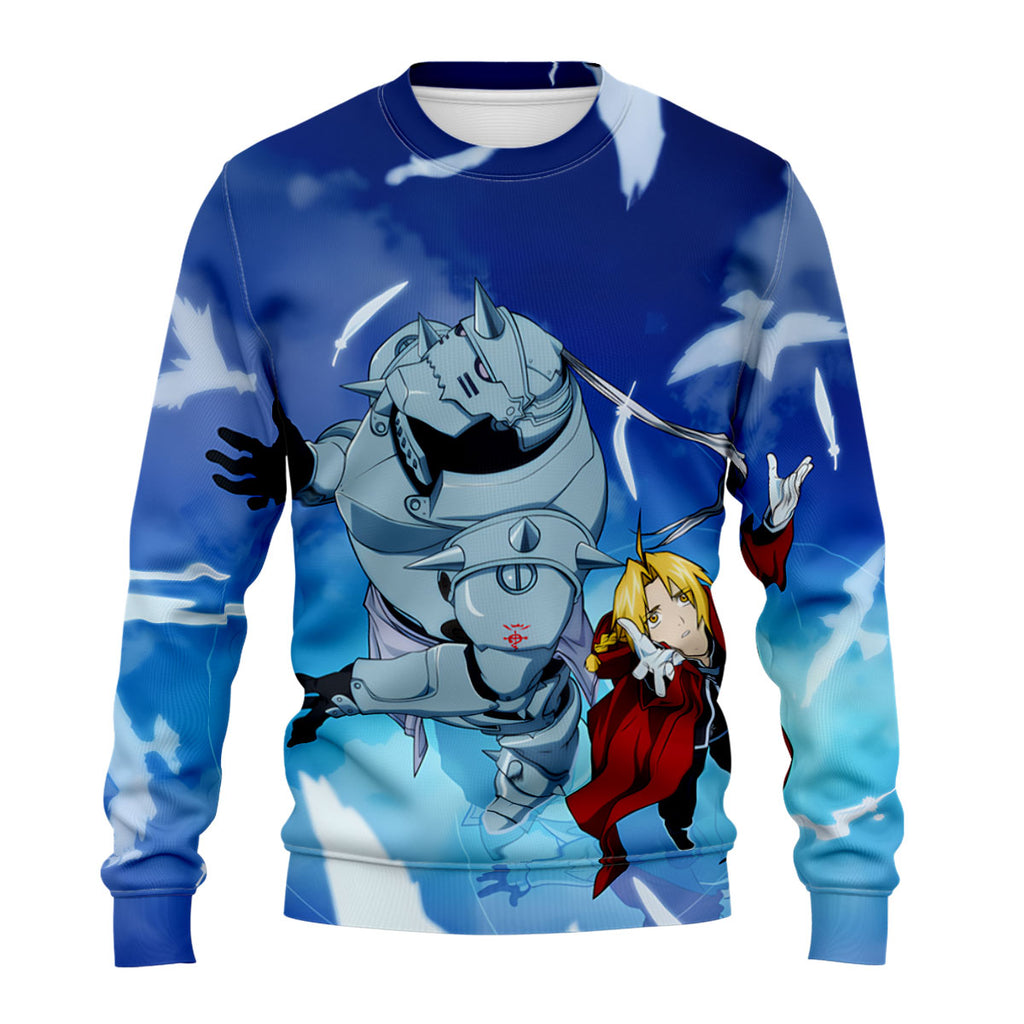 Fullmetal Alchemist Edward Soaring With Feathers Anime Apparel