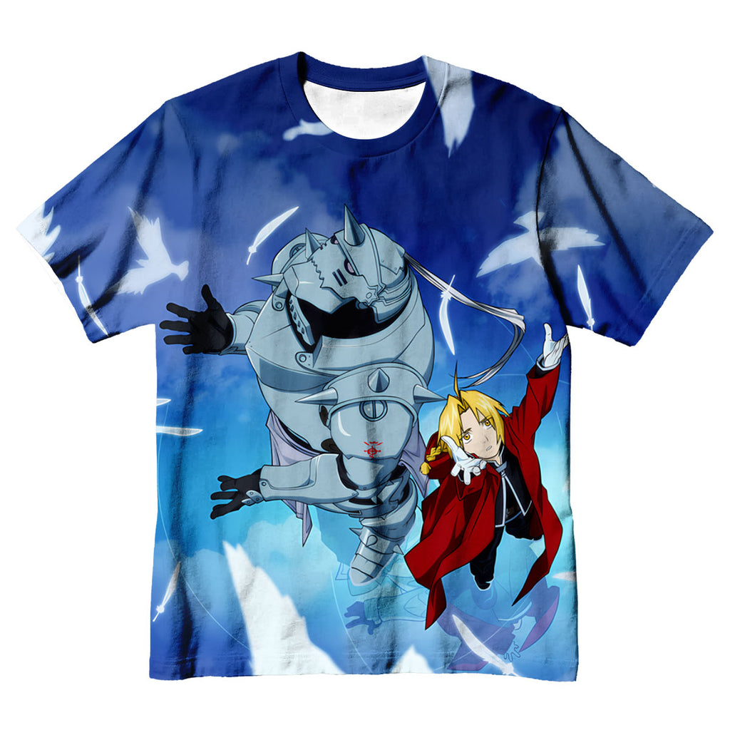Fullmetal Alchemist Edward Soaring With Feathers Anime Apparel