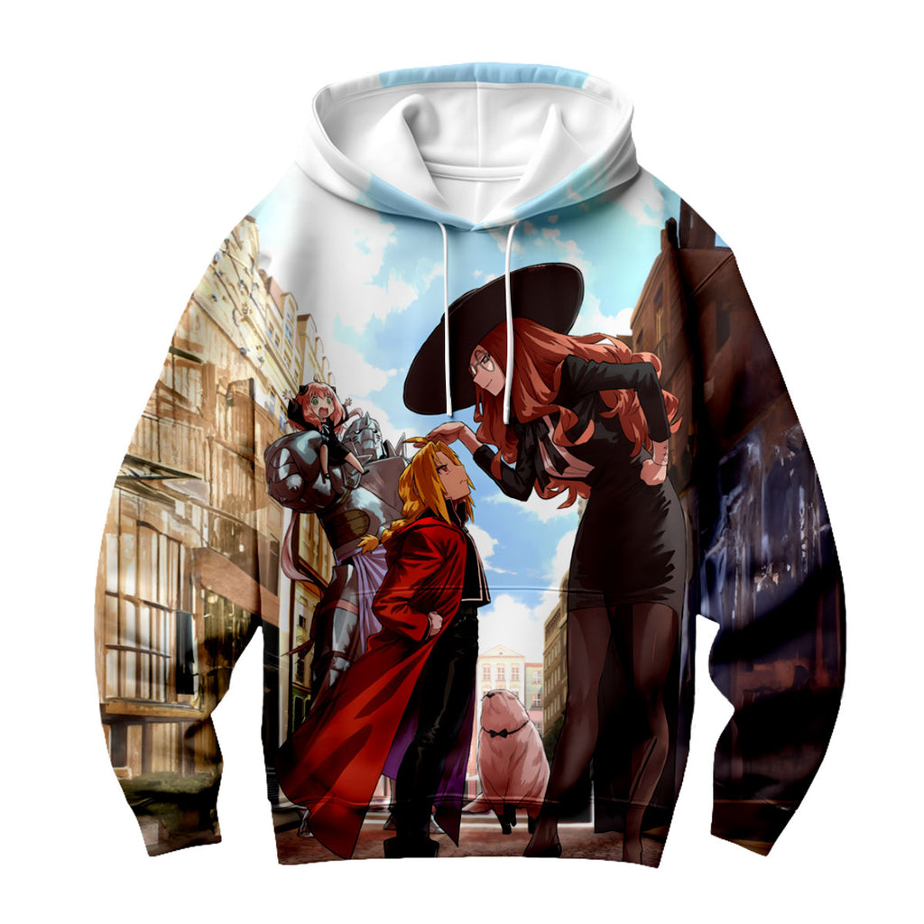 Fullmetal Alchemist Edward Spy Family Crossover Anime Apparel