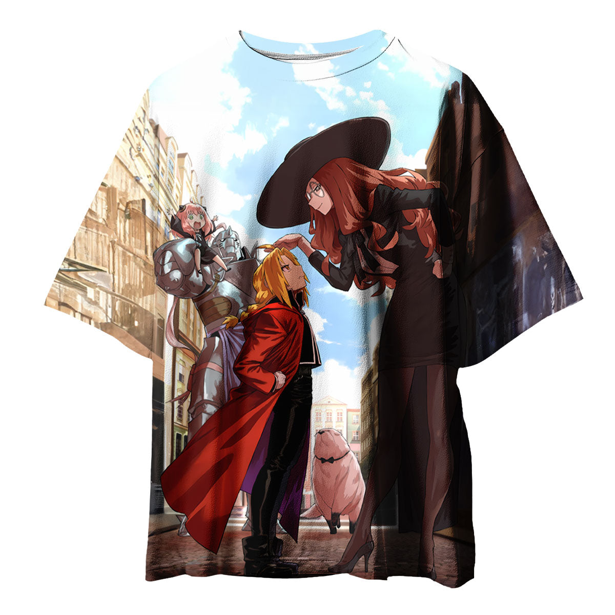 Fullmetal Alchemist Edward Spy Family Crossover Anime Apparel