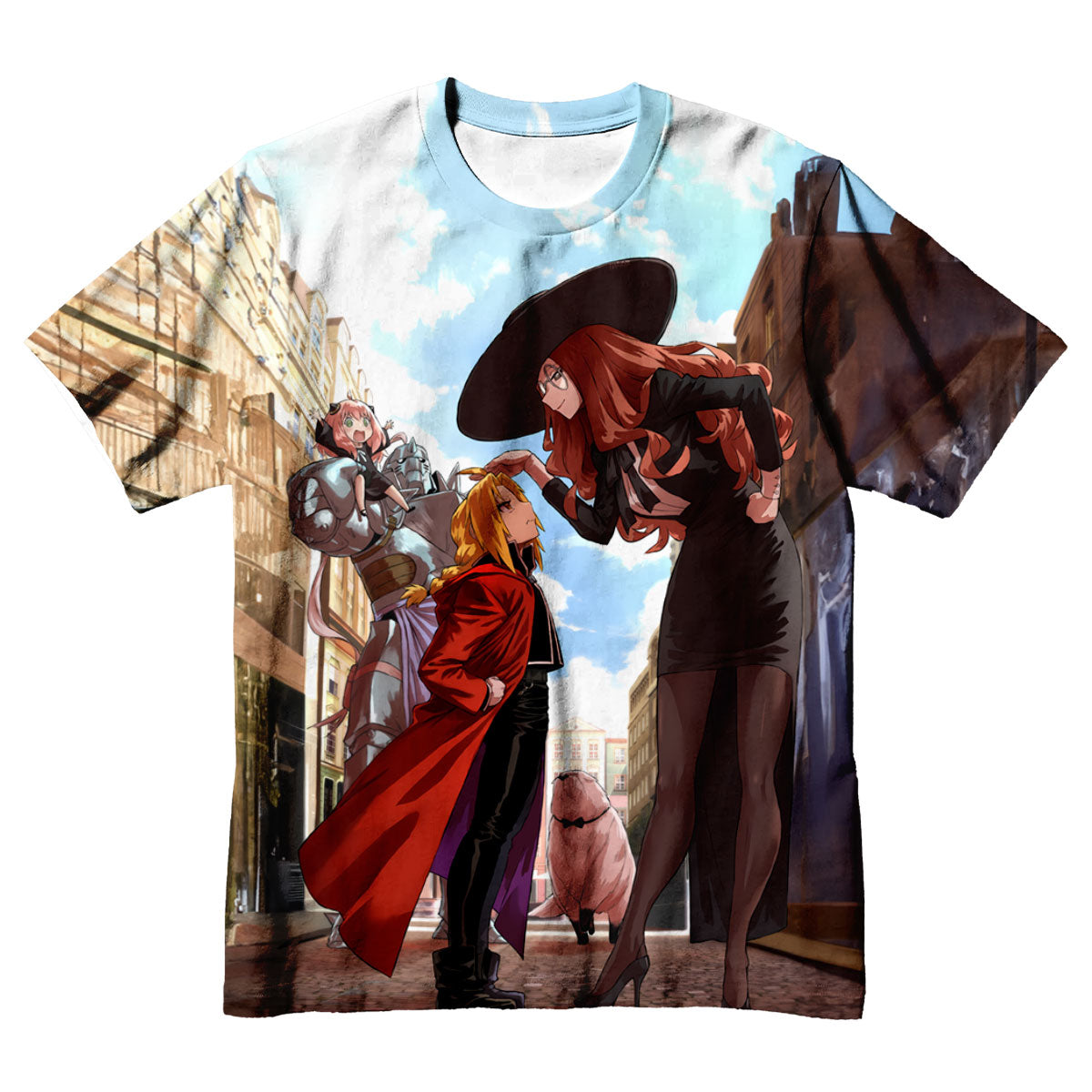 Fullmetal Alchemist Edward Spy Family Crossover Anime Apparel