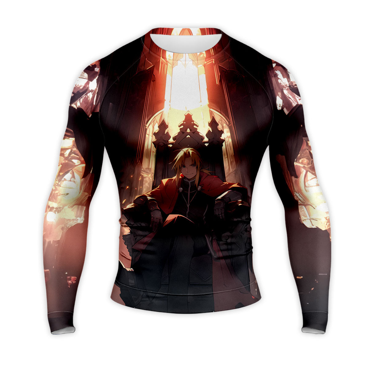 Fullmetal Alchemist Edward Throne Seated Anime Apparel