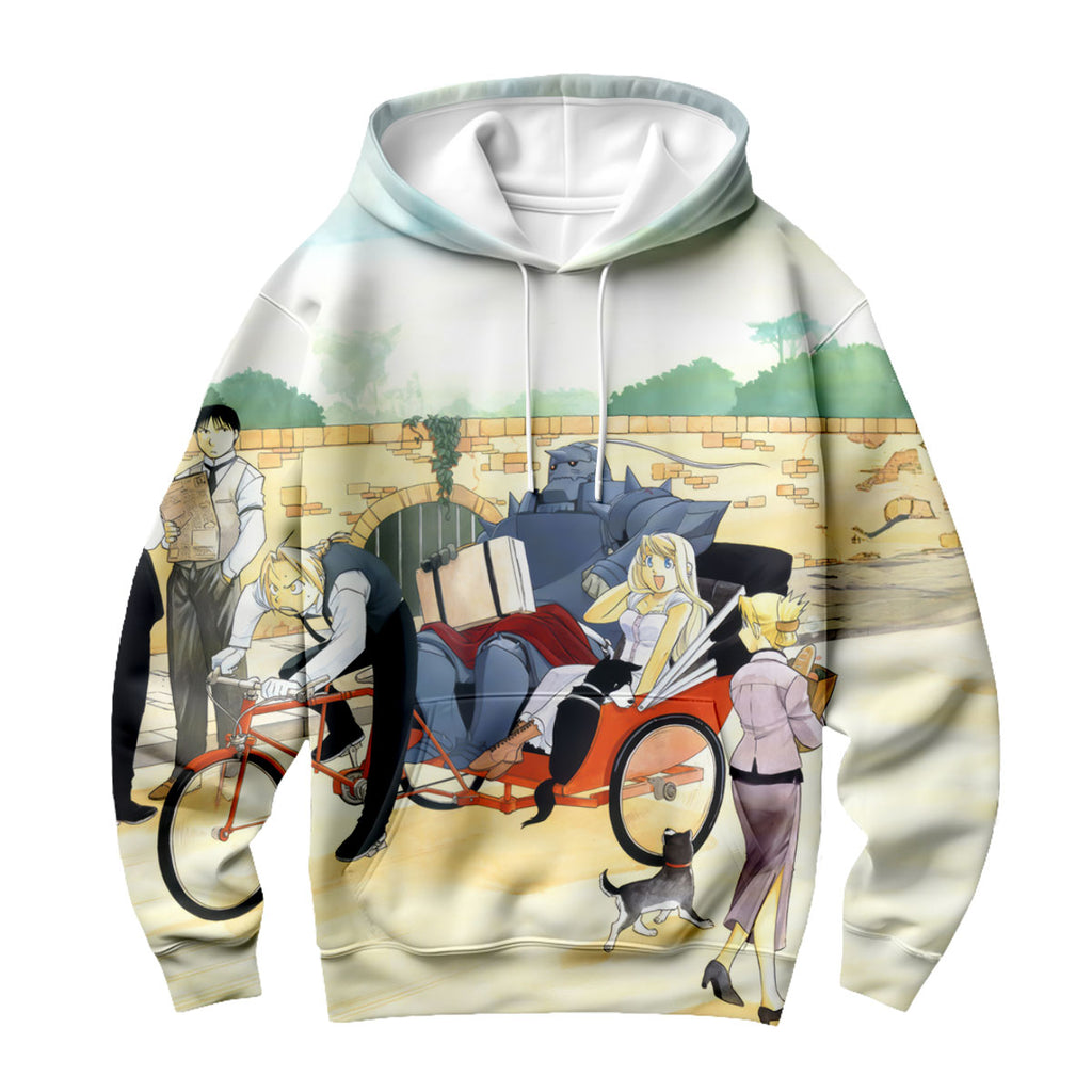 Fullmetal Alchemist Edward Travel Art Anime Apparel