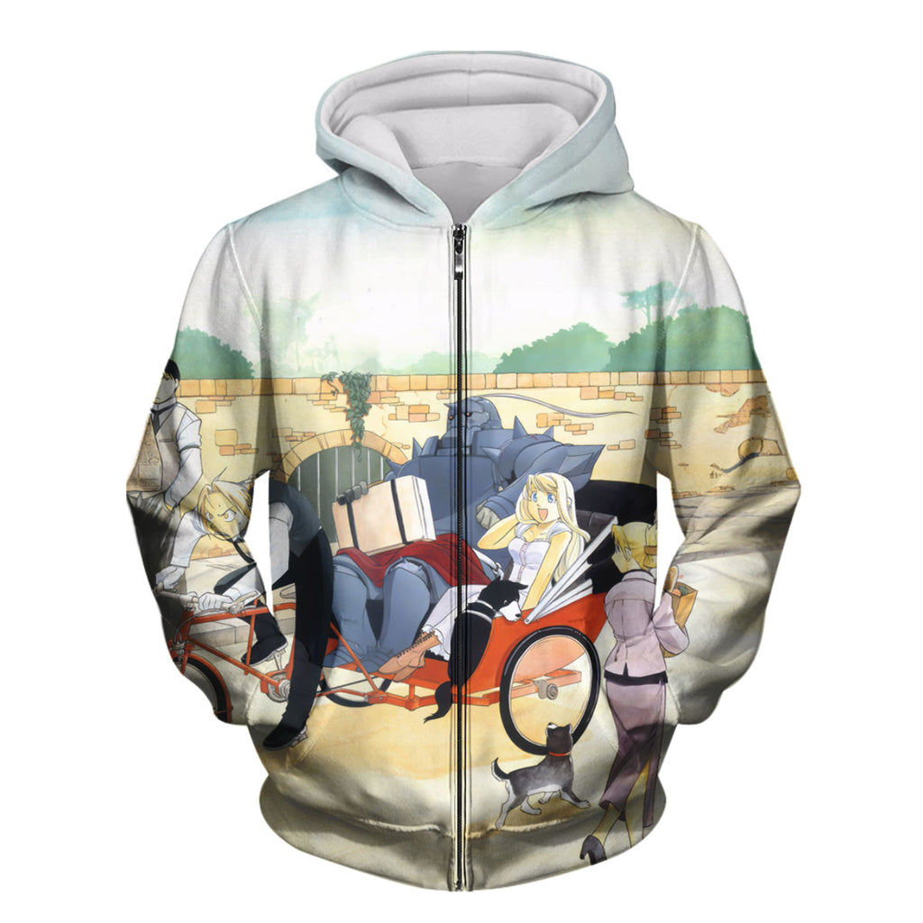 Fullmetal Alchemist Edward Travel Art Anime Apparel