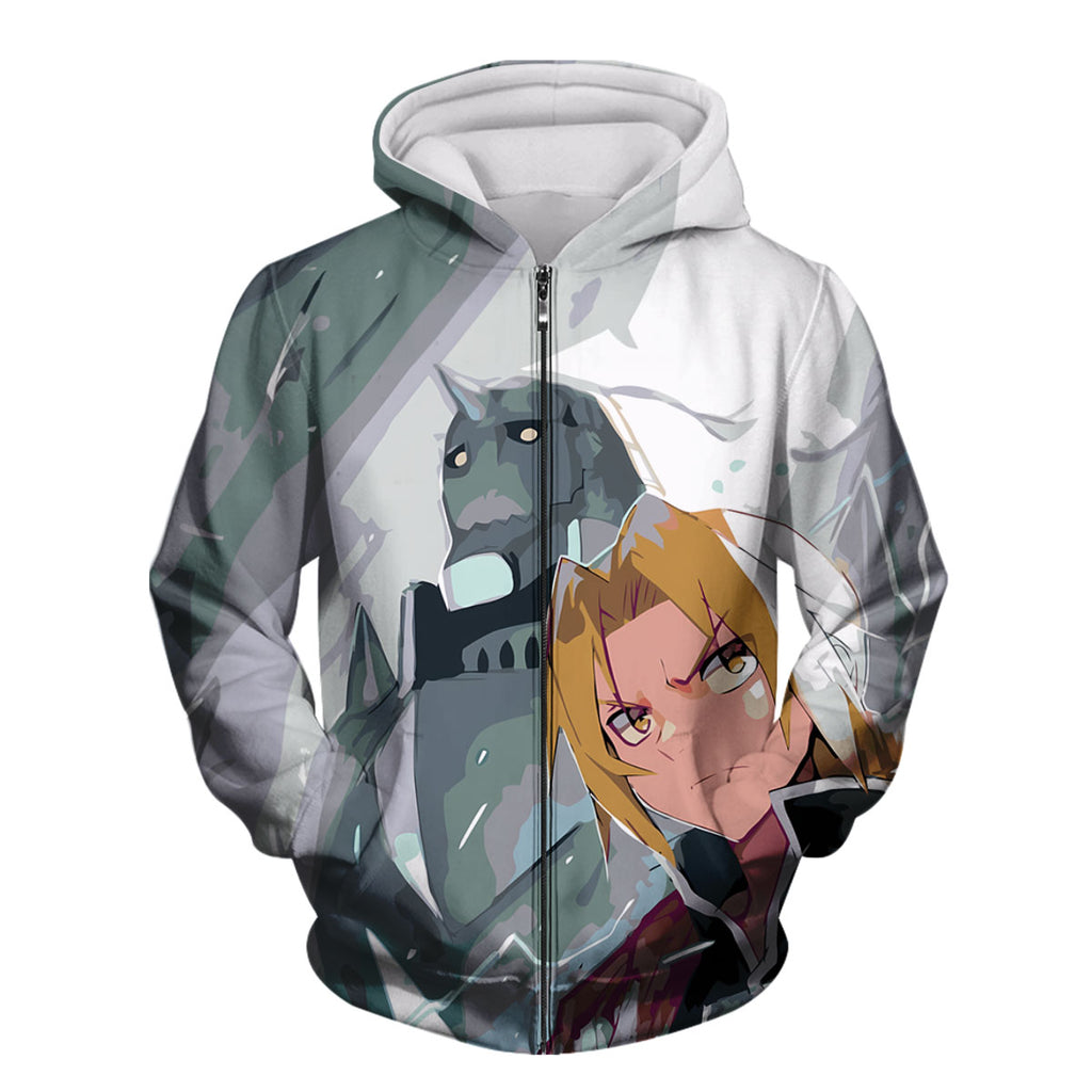 Fullmetal Alchemist Edward Wielding Automail Arm Anime Apparel