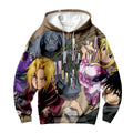 Fullmetal Alchemist Edward With Friends Anime Apparel