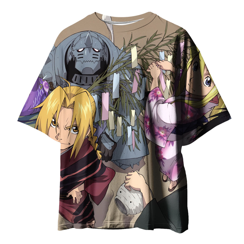 Fullmetal Alchemist Edward With Friends Anime Apparel