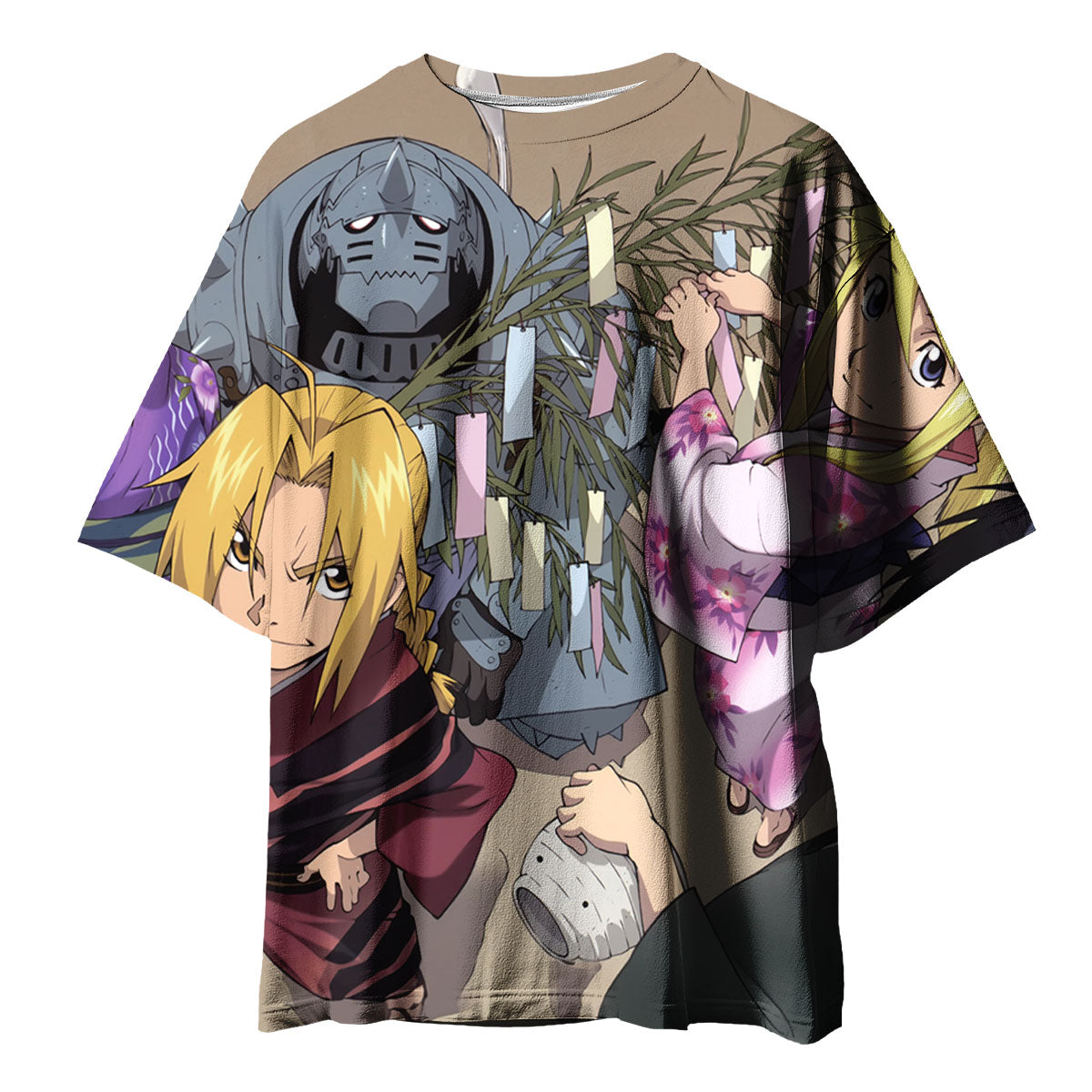 Fullmetal Alchemist Edward With Friends Anime Apparel