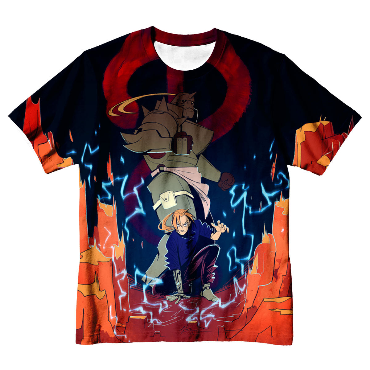 Fullmetal Alchemist Elric Brothers Alchemy Attack Anime Apparel