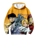 Fullmetal Alchemist Elric Brothers Alchemy Combat Anime Apparel
