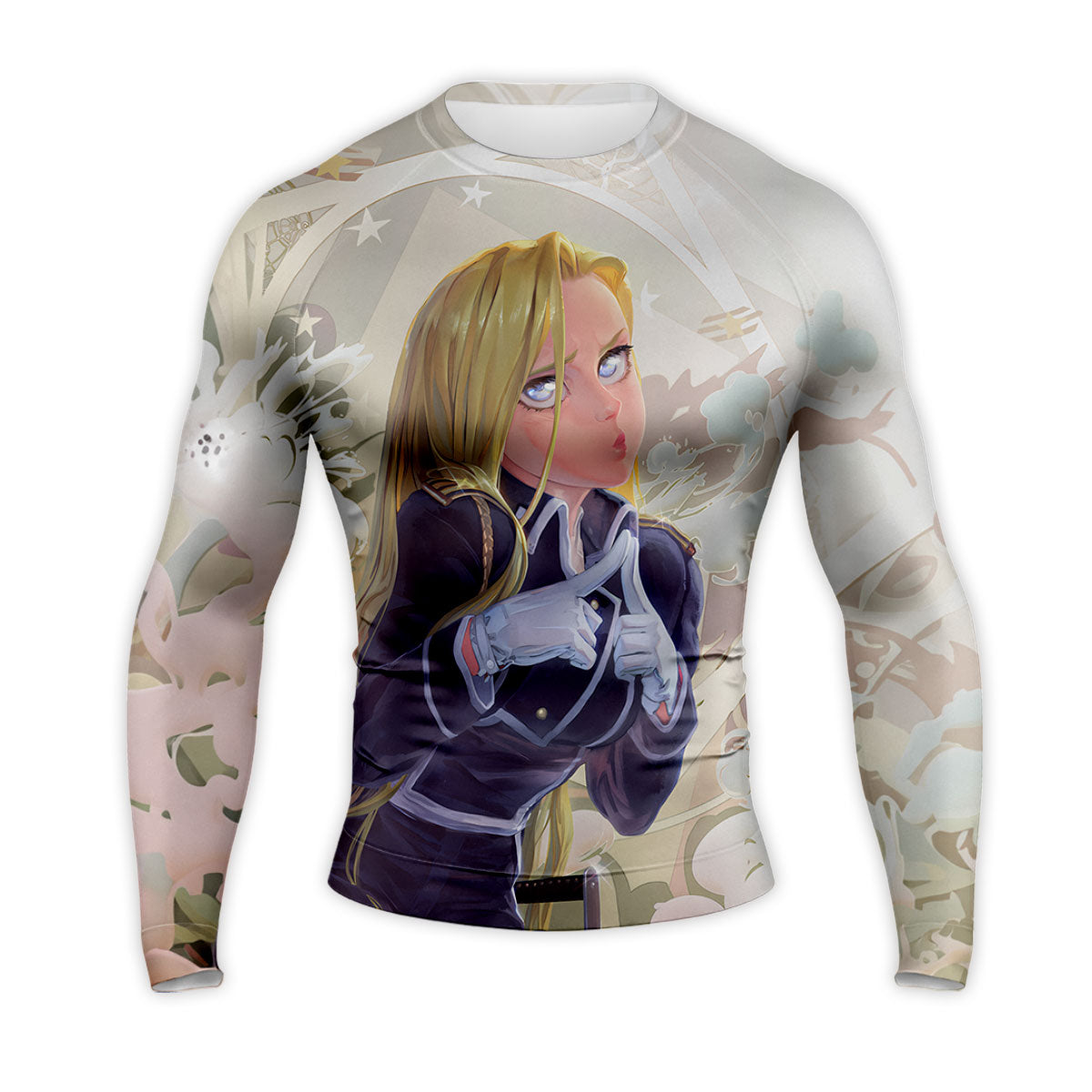 Fullmetal Alchemist Olivier Armstrong Gloved Cute Pose Anime Apparel
