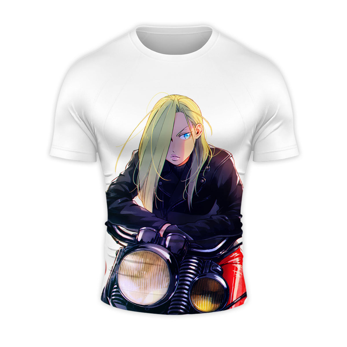 Fullmetal Alchemist Olivier Armstrong Motorcycle Ride Anime Apparel