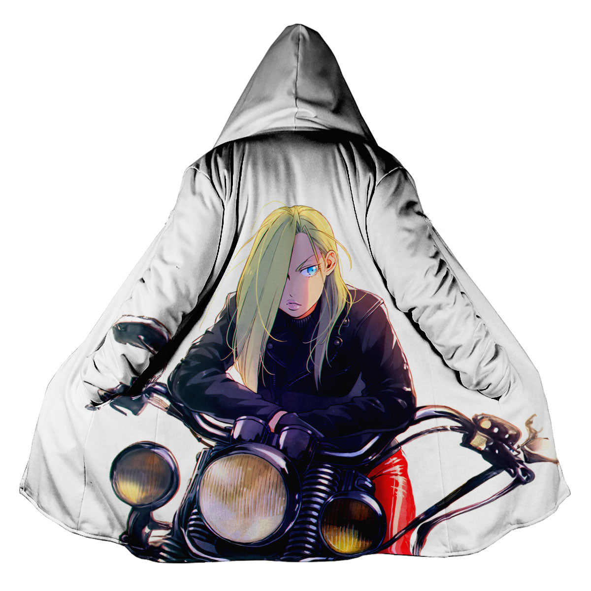 Fullmetal Alchemist Olivier Armstrong Motorcycle Ride Anime Apparel