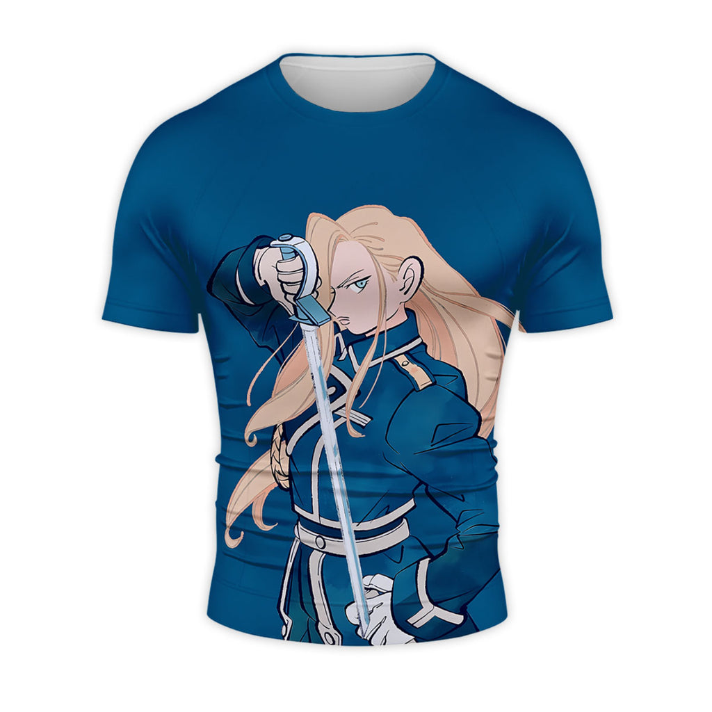 Fullmetal Alchemist Olivier Sword Wielding Anime Apparel