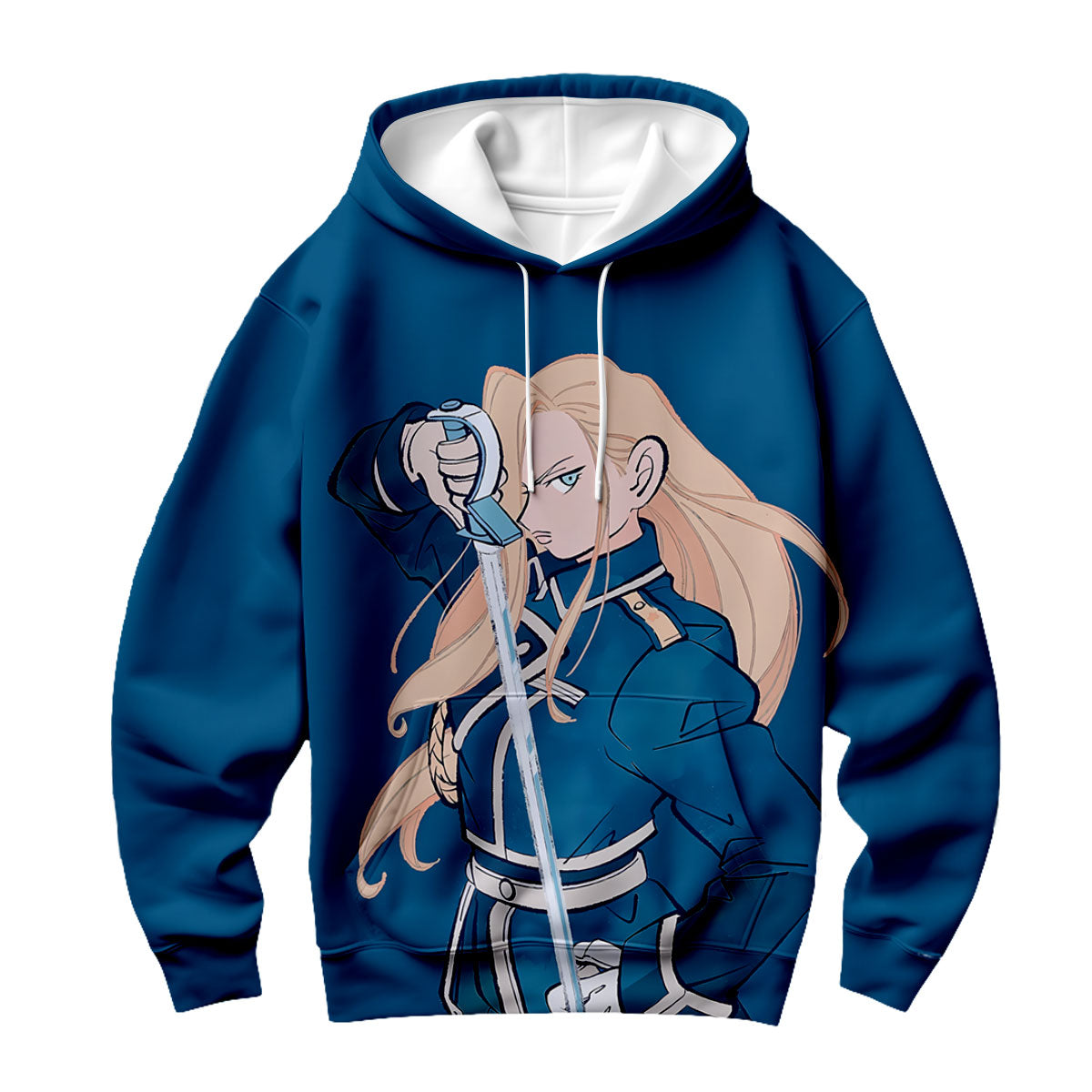 Fullmetal Alchemist Olivier Sword Wielding Anime Apparel