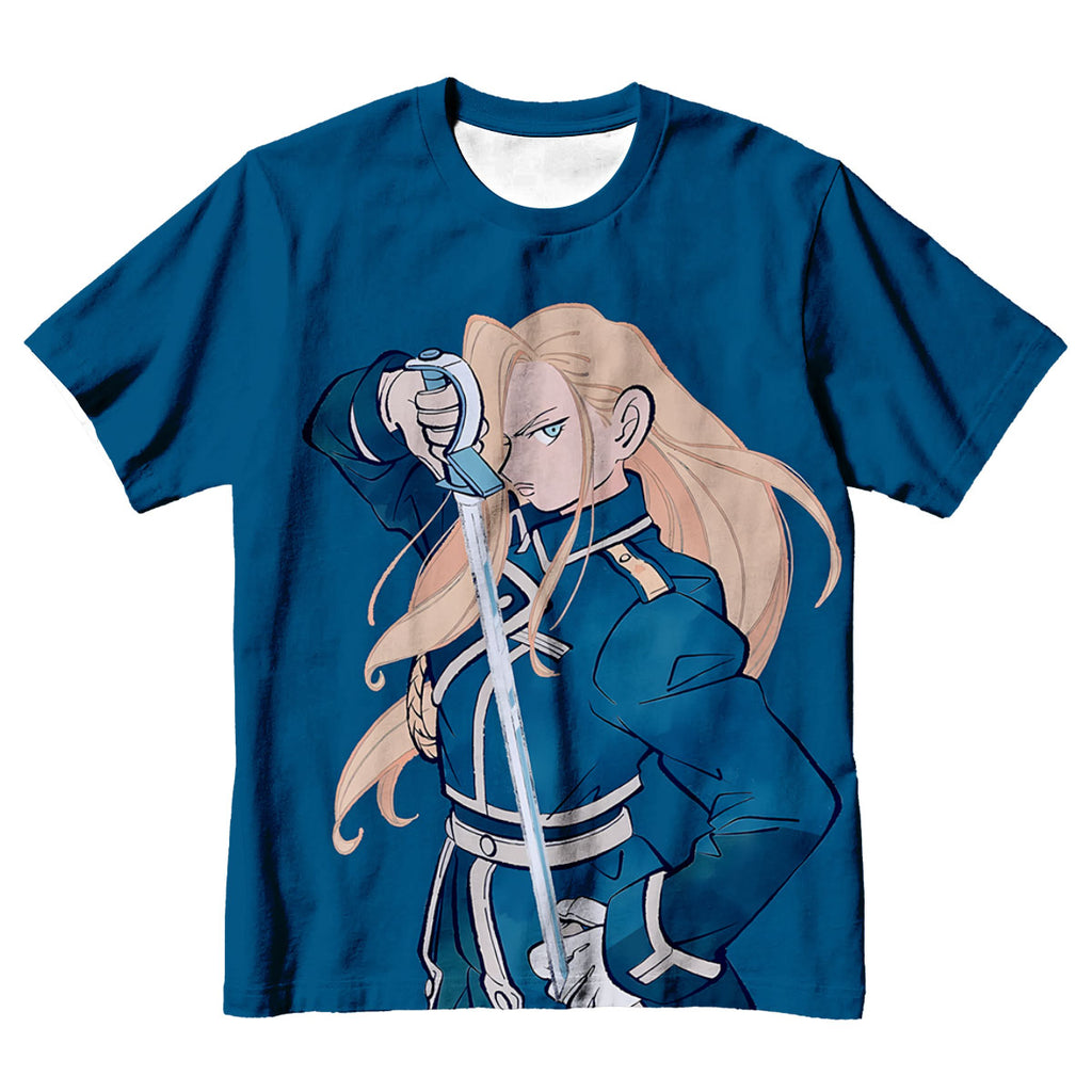 Fullmetal Alchemist Olivier Sword Wielding Anime Apparel