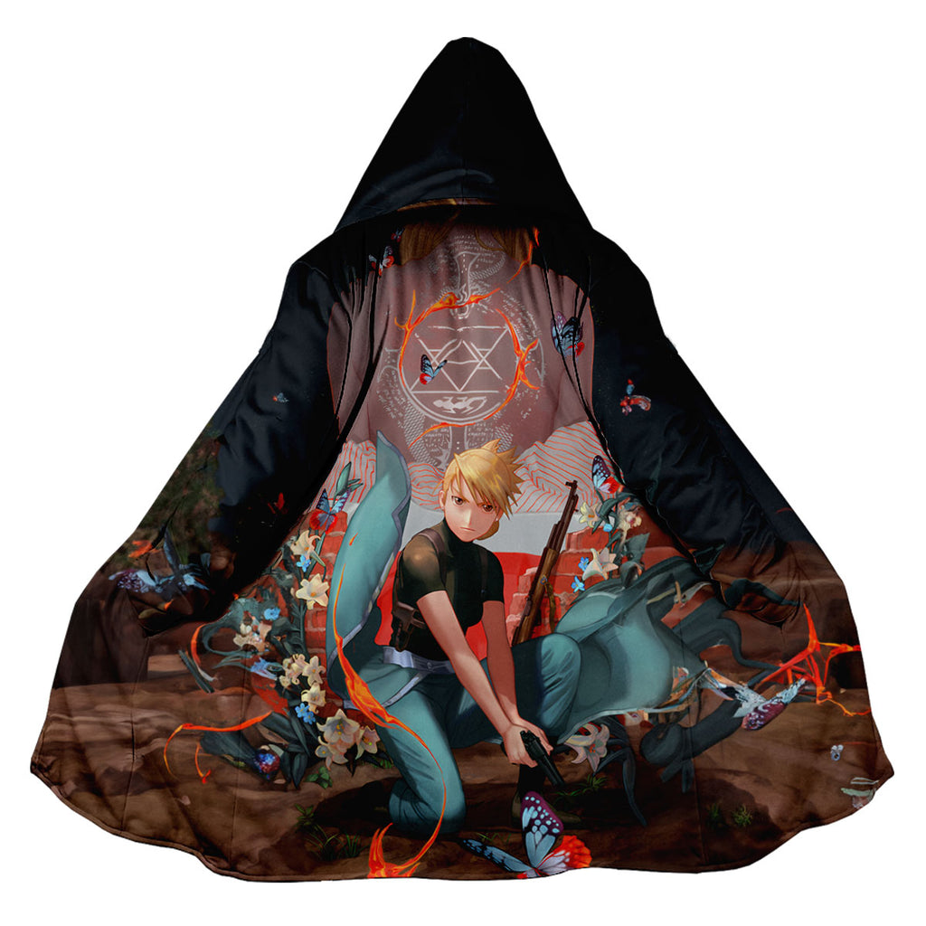 Fullmetal Alchemist Riza Hawkeye Kneeling Gun Tattoo Anime Apparel
