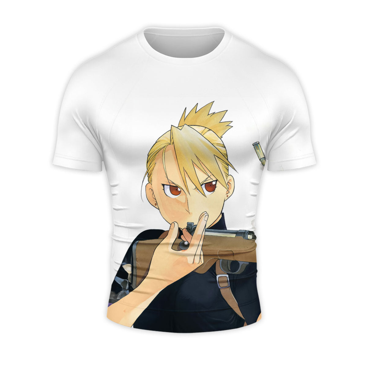 Fullmetal Alchemist Riza Hawkeye Sniper Rifle Aim Anime Apparel