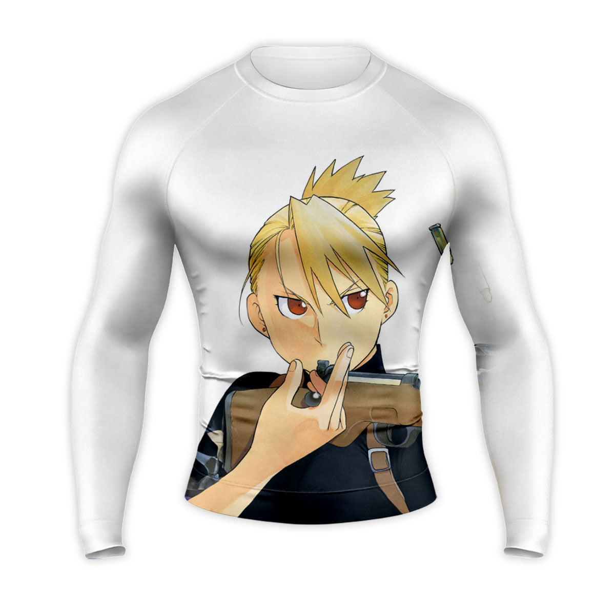 Fullmetal Alchemist Riza Hawkeye Sniper Rifle Aim Anime Apparel