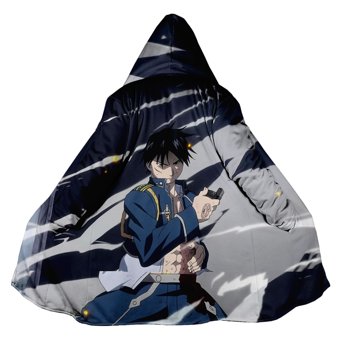 Fullmetal Alchemist Roy Mustang Action Pose Anime Apparel
