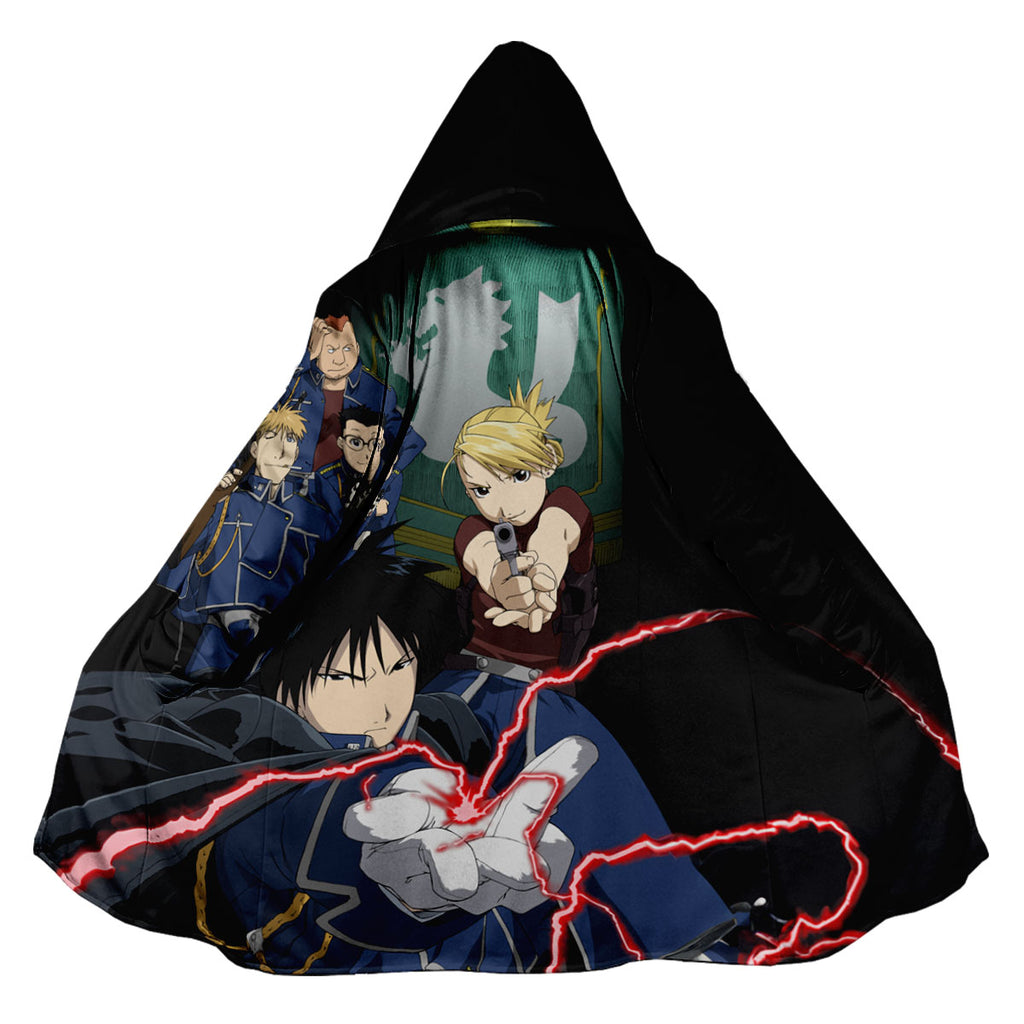 Fullmetal Alchemist Roy Mustang Flame Alchemy Combat Anime Apparel
