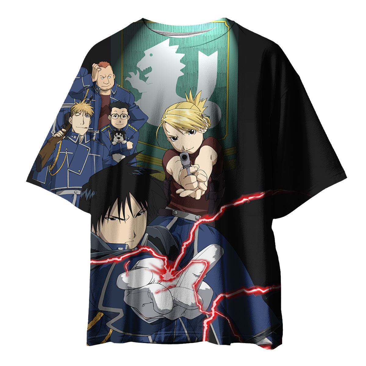 Fullmetal Alchemist Roy Mustang Flame Alchemy Combat Anime Apparel